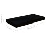 Estante flotante de pared negro brillante MDF 50x23x3,8 cm en Estanterías | Comprar online en Foru.es