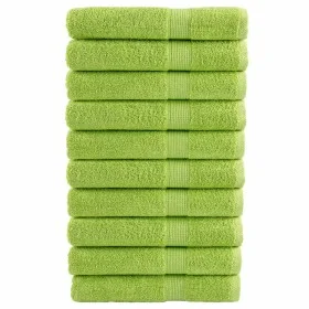 Toallas de sauna 10 uds algodón verde manzana 80x200 cm 600 gsm de , Toallas - Ref: Foro24-137508, Precio: 178,97 €, Descuent...