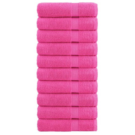 Toallas de baño 10 uds 100% algodón verde 100x150 cm 600 gsm de , Toallas - Ref: Foro24-137529, Precio: 179,96 €, Descuento: %
