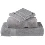 Juego de toallas 6 piezas 100% algodón gris 600 gsm de , Toallas - Ref: Foro24-137560, Precio: 59,29 €, Descuento: %