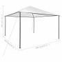 Cenador blanco 4x4x3 m 180 g/m² de vidaXL, Carpas y cenadores - Ref: Foro24-312239, Precio: 193,16 €, Descuento: %