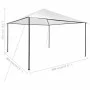 Cenador blanco 4x4x3 m 180 g/m² de vidaXL, Carpas y cenadores - Ref: Foro24-312239, Precio: 197,00 €, Descuento: %