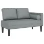 Sofá diván con cojines tela gris claro de , Divanes - Ref: Foro24-4007579, Precio: 135,87 €, Descuento: %