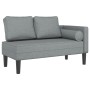 Sofá diván con cojines tela gris claro de , Divanes - Ref: Foro24-4007579, Precio: 142,13 €, Descuento: %