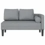 Sofá diván con cojines tela gris claro de , Divanes - Ref: Foro24-4007579, Precio: 135,87 €, Descuento: %