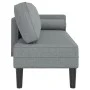 Sofá diván con cojines tela gris claro de , Divanes - Ref: Foro24-4007579, Precio: 135,87 €, Descuento: %