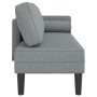 Sofá diván con cojines tela gris claro de , Divanes - Ref: Foro24-4007579, Precio: 142,13 €, Descuento: %