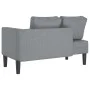 Sofá diván con cojines tela gris claro de , Divanes - Ref: Foro24-4007579, Precio: 135,87 €, Descuento: %