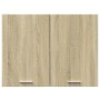 Armario colgante cocina contrachapada color roble 80x31x60 cm de , Armarios de cocina - Ref: Foro24-849621, Precio: 71,54 €, ...