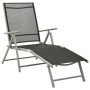 Set de muebles de jardín 3 piezas textilene aluminio plateado de vidaXL, Conjuntos de jardín - Ref: Foro24-312199, Precio: 94...
