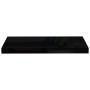 Estante flotante de pared 2 uds MDF negro brillo 60x23,5x3,8 cm en Estanterías | Comprar online en Foru.es