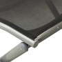 Set de muebles de jardín 3 piezas textilene aluminio plateado de vidaXL, Conjuntos de jardín - Ref: Foro24-312199, Precio: 94...