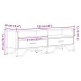 Mueble de TV madera de ingeniería roble Sonoma 122x34x41 cm de , Muebles TV - Ref: Foro24-848580, Precio: 70,88 €, Descuento: %