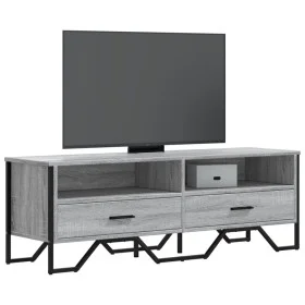 Mueble de TV madera de ingeniería gris sonoma 122x34x41 cm de , Muebles TV - Ref: Foro24-848582, Precio: 72,19 €, Descuento: %