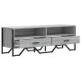 Mueble de TV madera de ingeniería gris sonoma 122x34x41 cm de , Muebles TV - Ref: Foro24-848582, Precio: 73,08 €, Descuento: %