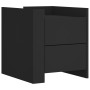 Mesita de noche madera de ingeniería negro 45x50x50 cm de , Mesitas de noche - Ref: Foro24-848284, Precio: 59,17 €, Descuento: %