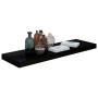 Estante flotante de pared MDF negro brillante 80x23,5x3,8 cm en Estanterías | Comprar online en Foru.es