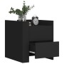 Mesita de noche madera de ingeniería negro 45x50x50 cm de , Mesitas de noche - Ref: Foro24-848284, Precio: 59,17 €, Descuento: %
