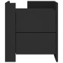 Mesita de noche madera de ingeniería negro 45x50x50 cm de , Mesitas de noche - Ref: Foro24-848284, Precio: 59,17 €, Descuento: %