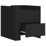 Mesita de noche madera de ingeniería negro 45x50x50 cm de , Mesitas de noche - Ref: Foro24-848284, Precio: 59,17 €, Descuento: %