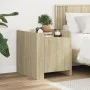 Engineered wood nightstand in Sonoma oak, 45x50x50 cm. by , Nightstands - Ref: Foro24-848299, Price: 45,04 €, Discount: %