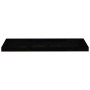 Estante flotante de pared MDF negro brillante 80x23,5x3,8 cm en Estanterías | Comprar online en Foru.es
