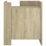 Engineered wood nightstand in Sonoma oak, 45x50x50 cm. by , Nightstands - Ref: Foro24-848299, Price: 45,04 €, Discount: %
