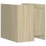 Engineered wood nightstand in Sonoma oak, 45x50x50 cm. by , Nightstands - Ref: Foro24-848299, Price: 45,04 €, Discount: %