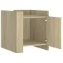 Engineered wood nightstand in Sonoma oak, 45x50x50 cm. by , Nightstands - Ref: Foro24-848299, Price: 45,04 €, Discount: %