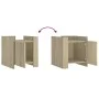 Engineered wood nightstand in Sonoma oak, 45x50x50 cm. by , Nightstands - Ref: Foro24-848299, Price: 45,04 €, Discount: %