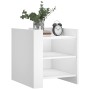 Mesita de noche madera de ingeniería blanco 45x50x50 cm de , Mesitas de noche - Ref: Foro24-848290, Precio: 46,81 €, Descuent...