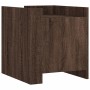 Mesita de noche madera de ingeniería roble marrón 45x50x50 cm de , Mesitas de noche - Ref: Foro24-848303, Precio: 48,41 €, De...