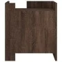 Mesita de noche madera de ingeniería roble marrón 45x50x50 cm de , Mesitas de noche - Ref: Foro24-848303, Precio: 47,75 €, De...