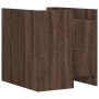Mesita de noche madera de ingeniería roble marrón 45x50x50 cm de , Mesitas de noche - Ref: Foro24-848303, Precio: 48,41 €, De...