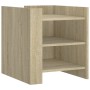 Mesita de noche madera de ingeniería roble Sonoma 45x50x50 cm de , Mesitas de noche - Ref: Foro24-848292, Precio: 45,46 €, De...