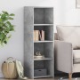 Aparador alto madera de ingeniería gris hormigón 40x41x124 cm de , Aparadores - Ref: Foro24-846386, Precio: 58,26 €, Descuent...