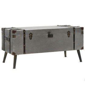 Mesa de centro de MDF y aluminio 102x51x47,5 cm en Mesas de centro | Comprar online en Foru.es