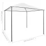 Cenador blanco 3x3x2,9 m 180 g/m² de vidaXL, Carpas y cenadores - Ref: Foro24-312241, Precio: 118,52 €, Descuento: %