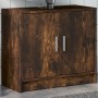 Armario de lavabo madera ingeniería roble ahumado 63x29x55 cm de , Muebles de baño - Ref: Foro24-848098, Precio: 54,07 €, Des...