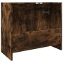 Armario de lavabo madera ingeniería roble ahumado 63x29x55 cm de , Muebles de baño - Ref: Foro24-848098, Precio: 54,07 €, Des...