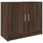 Armario de lavabo madera ingeniería marrón roble 63x29x55 cm de , Muebles de baño - Ref: Foro24-848100, Precio: 51,75 €, Desc...