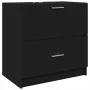 Armario de lavabo madera de ingeniería negro 59x37x59 cm de , Muebles de baño - Ref: Foro24-848109, Precio: 79,33 €, Descuent...