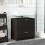 Armario de lavabo madera de ingeniería negro 59x37x59 cm de , Muebles de baño - Ref: Foro24-848109, Precio: 79,33 €, Descuent...