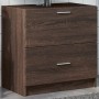 Armario de lavabo madera de ingeniería marrón roble 59x37x59 cm de , Muebles de baño - Ref: Foro24-848114, Precio: 79,92 €, D...