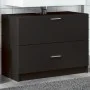 Armario de lavabo madera de ingeniería negro 78x37x59 cm de , Muebles de baño - Ref: Foro24-848116, Precio: 93,23 €, Descuent...