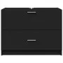 Armario de lavabo madera de ingeniería negro 78x37x59 cm de , Muebles de baño - Ref: Foro24-848116, Precio: 93,23 €, Descuent...