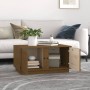 Mesa de centro madera maciza de pino marrón miel 80x50x40 cm de vidaXL, Mesas de centro - Ref: Foro24-814422, Precio: 68,35 €...