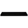 Estantes flotantes pared 4 uds negro brillo MDF 80x23,5x3,8 cm en Estanterías | Comprar online en Foru.es