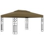 Cenador con doble techo gris taupe 3x4m 180 g/m² de vidaXL, Carpas y cenadores - Ref: Foro24-312244, Precio: 273,68 €, Descue...