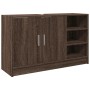 Mueble de lavabo madera de ingeniería roble marrón 90x29x55 cm de , Muebles de baño - Ref: Foro24-848128, Precio: 74,98 €, De...